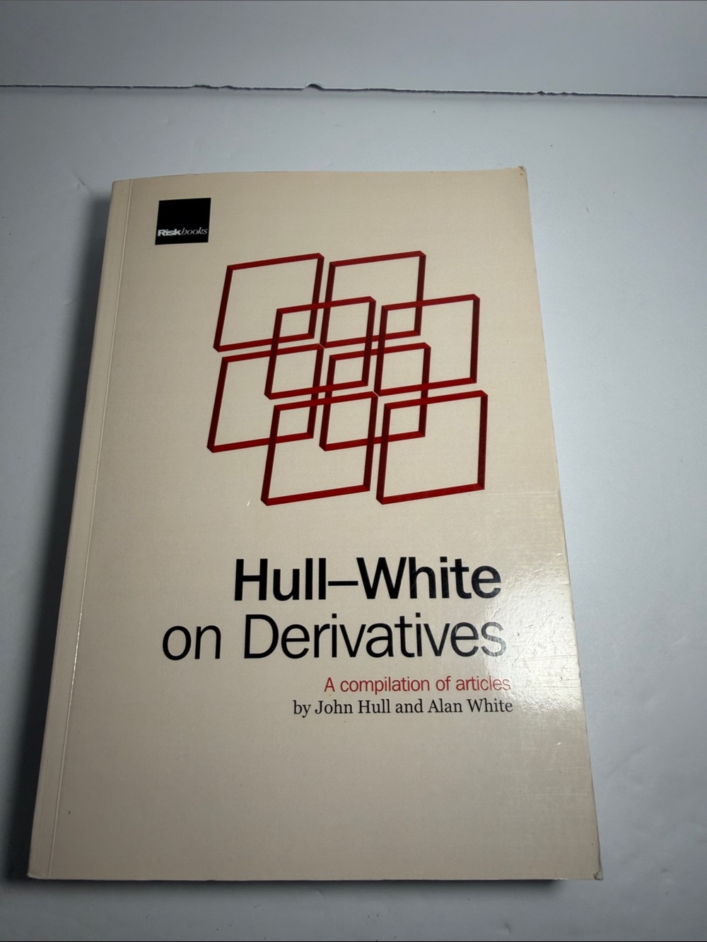 Hull-White on Derivatives Paperback - Cream with Red Accents